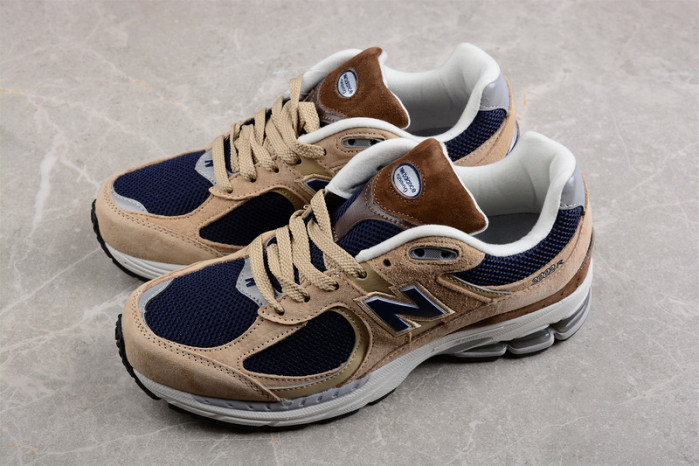 new balance 2002r beige navy blue ml2002r5