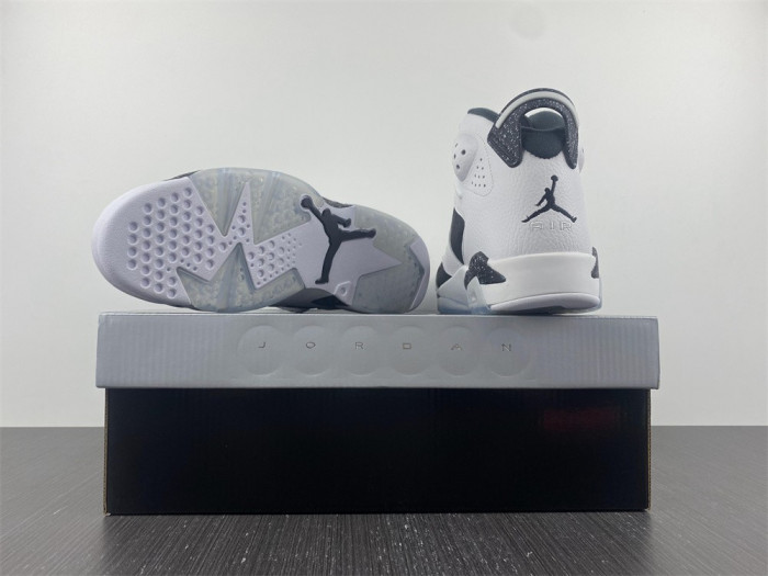 air jordan 6 retro "oreo" 384664-101