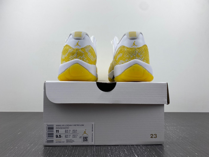 air jordan 11 low “yellow snakeskin” ah7860-107