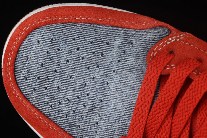 Air Jordan 1 Mid Denim Red Men