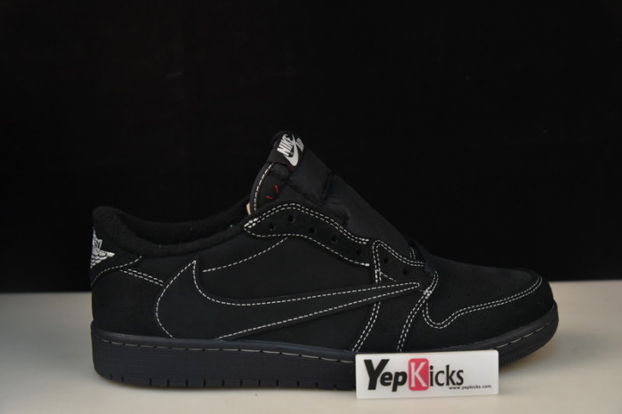 travis scott x air jordan 1 low “black phantom” dm7866-100