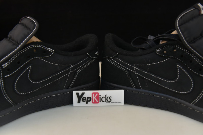 travis scott x air jordan 1 low “black phantom” dm7866-100