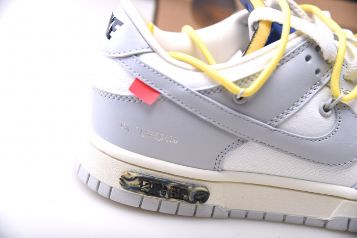 nike dunk low ow lot 27 dm1602-120