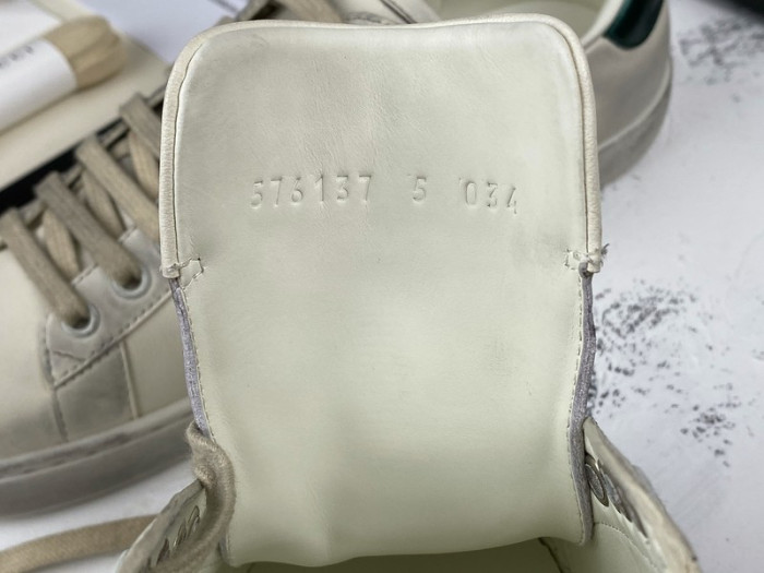 G*u*i LOW-TOP SNEAKER WHITE E1247