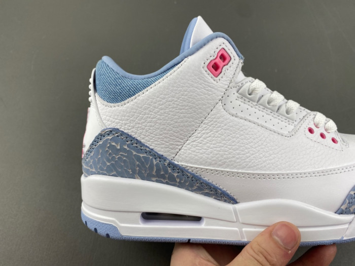 Air Jordan 3 GS "White/Cobalt Bliss" HQ0784-101