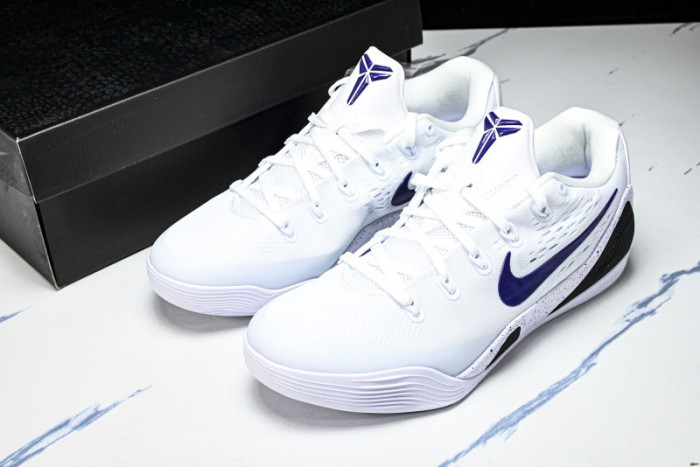 Nike Kobe 9 EM Low Protro White Court Purple IH1401-100