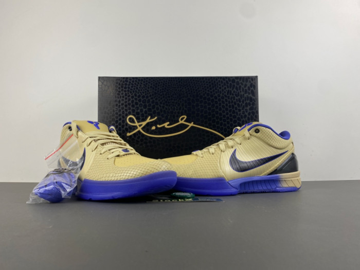 FC Barcelona Nike Kobe 4 Protro Team Gold IM2532-701