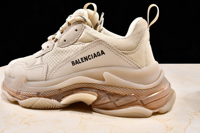 Ba*len*cia*ga TRIPLE S TRAINERS CLEAR SOLE TRAINER WHITE W09O5 8123