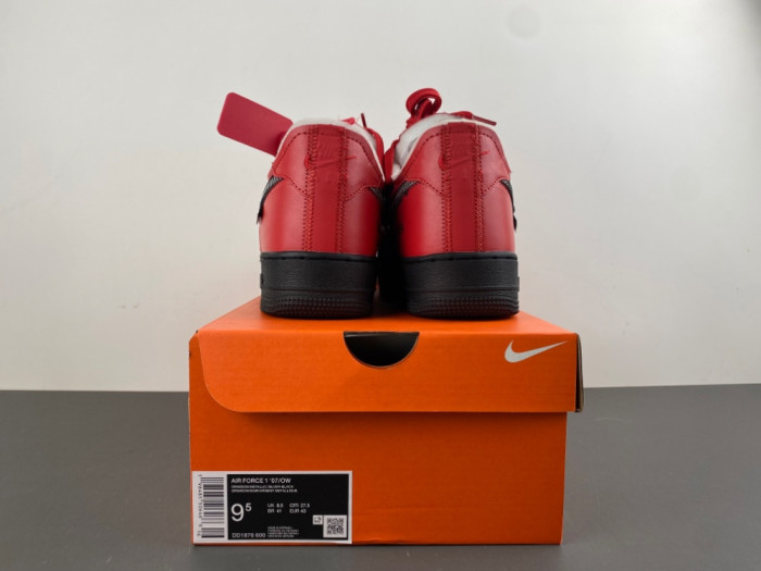 Nike Air Force 1 Low x Off-White “University Red”