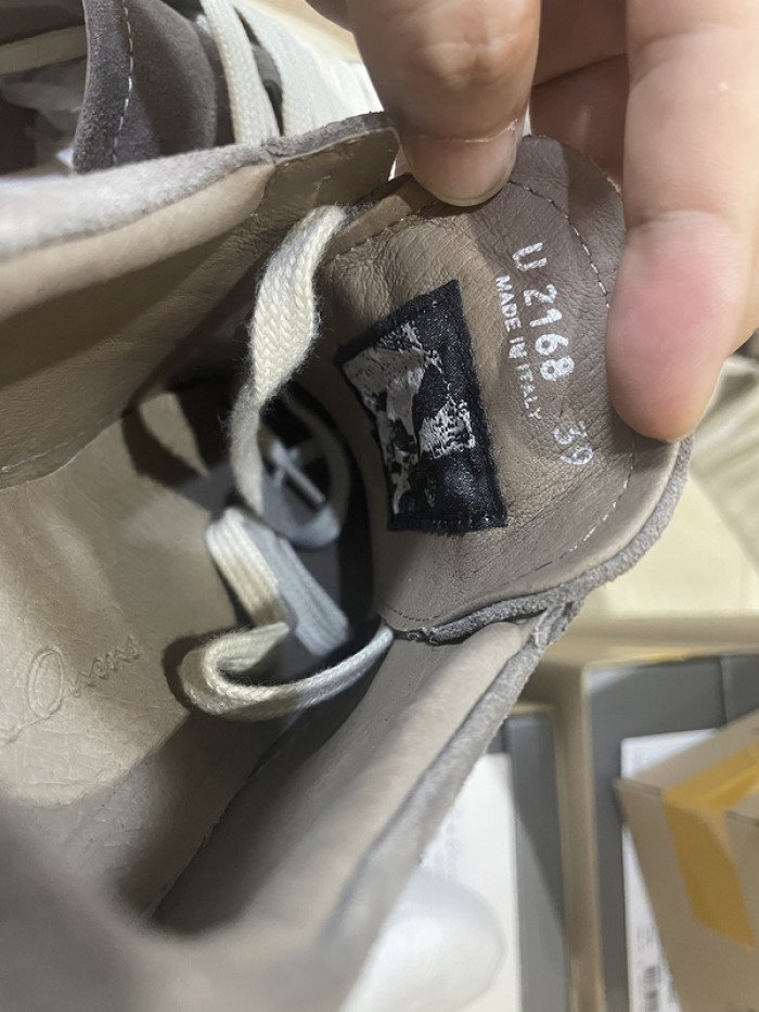 RICK OWENS SNEAKER (SUEDE)