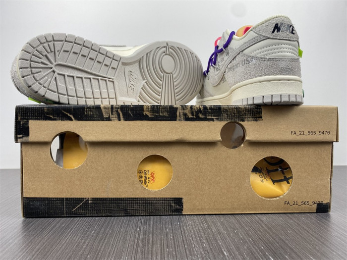 nike dunk low ow lot 15 dj0950-101