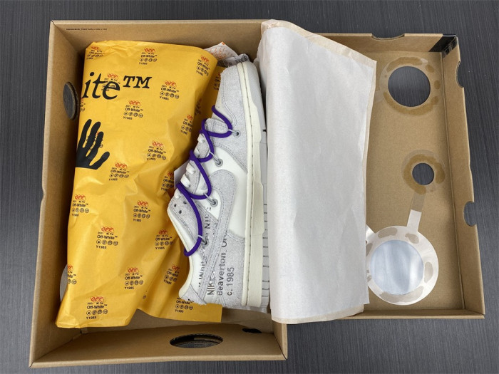 nike dunk low ow lot 15 dj0950-101