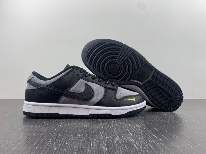 nike dunk low black grey strike fq2205-001