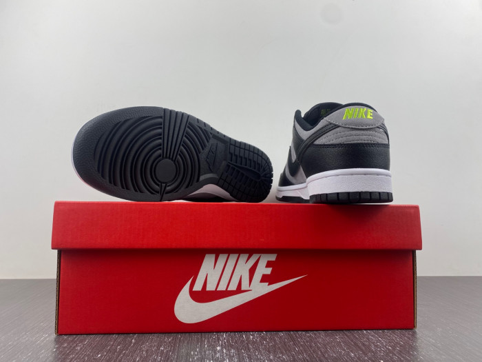 nike dunk low black grey strike fq2205-001